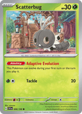 Scatterbug 8/198 Scarlet & Violet English Pokémon card