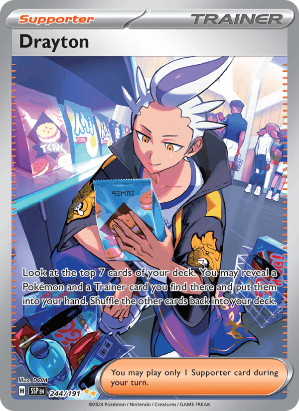 Drayton 244/191 Surging Sparks English Pokémon card