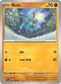 Riolu 112/198 Scarlet & Violet English Pokémon card