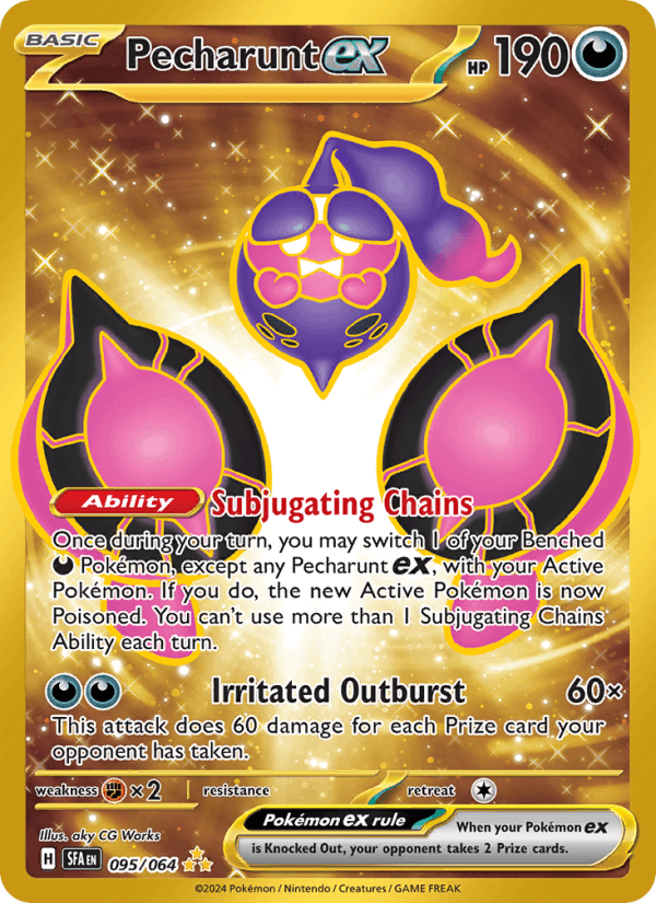 Pecharunt ex 95/64 Shrouded Fable English Pokémon card