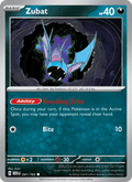 Zubat 41/165 151 English Pokémon card