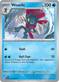 Weavile 14/64 Shrouded Fable English Pokémon card