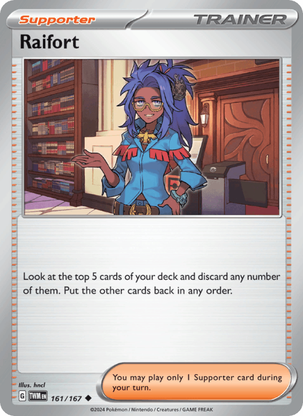 Raifort 161/167 Twilight Masquerade English Pokémon card