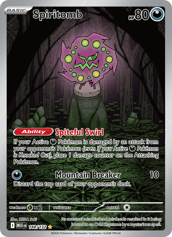 Spiritomb 148/132 Mega Evolution English Pokémon card