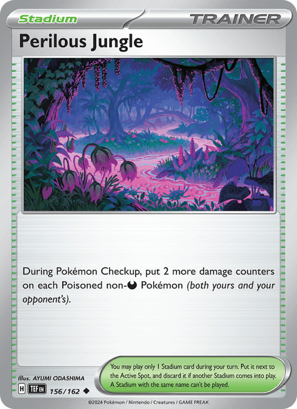 Perilous Jungle 156/162 Temporal Forces English Pokémon card
