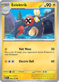 Eelektrik 68/197 Obsidian Flames English Pokémon card