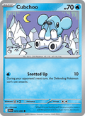 Cubchoo 25/86 Black Bolt English Pokémon card