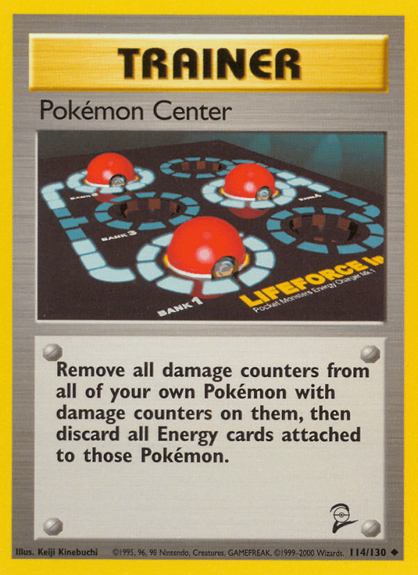 Pokémon Center 114/130 Base Set 2 English Pokémon card