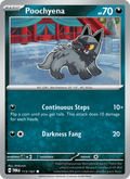Poochyena 113/167 Twilight Masquerade English Pokémon card