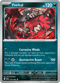 Yveltal 35/64 Shrouded Fable English Pokémon card