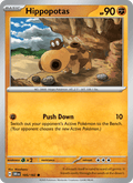 Hippopotas 105/182 Destined Rivals English Pokémon card