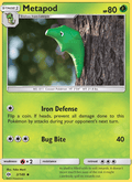 Metapod 2/149 Sun & Moon Base Set English Pokémon card