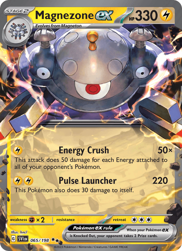 Magnezone ex 65/198 Scarlet & Violet English Pokémon card