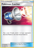Pokémon Catcher 126/149 Sun & Moon Base Set English Pokémon card