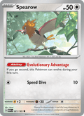 Spearow 21/165 151 English Pokémon card