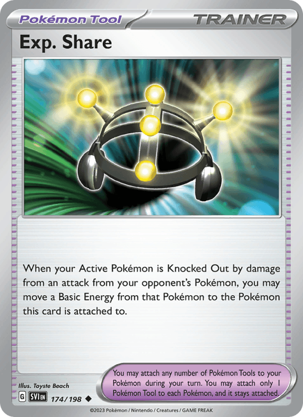 Exp. Share 174/198 Scarlet & Violet English Pokémon card