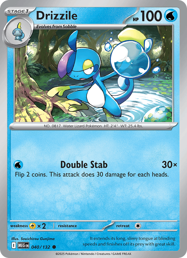 Drizzile 40/132 Mega Evolution English Pokémon card