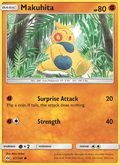Makuhita 67/149 Sun & Moon Base Set English Pokémon card