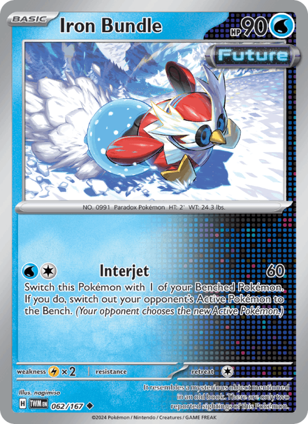 Iron Bundle 62/167 Twilight Masquerade English Pokémon card