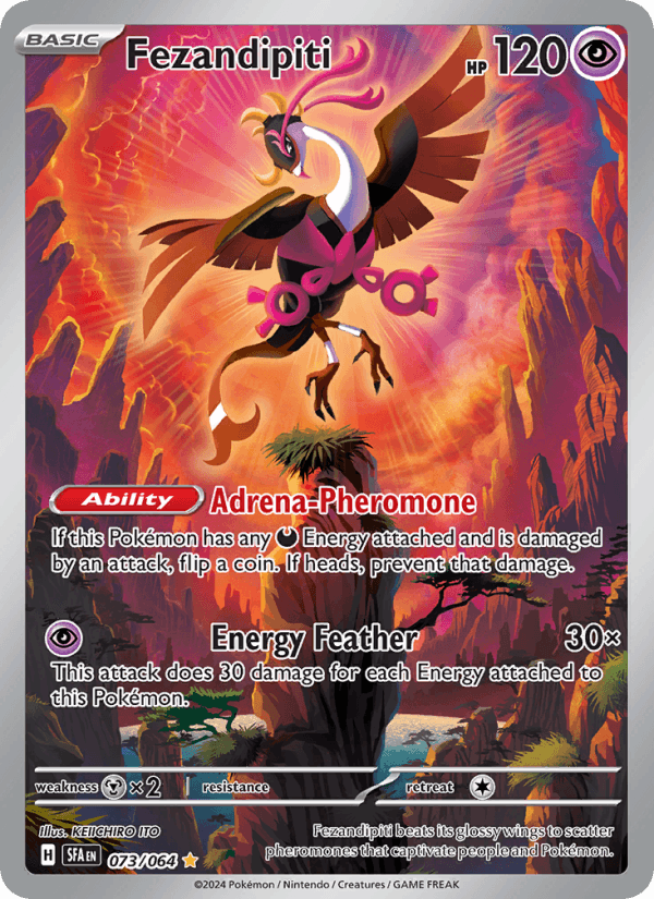 Fezandipiti 73/64 Shrouded Fable English Pokémon card