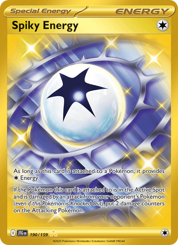 Spiky Energy 190/159 Journey Together English Pokémon card