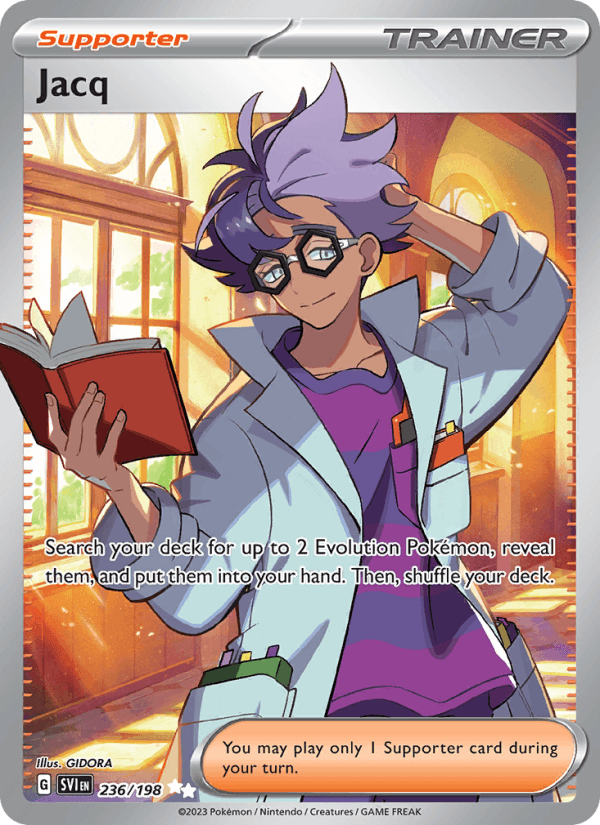 Jacq 236/198 Scarlet & Violet English Pokémon card