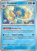 Simipour 42/182 Paradox Rift English Pokémon card
