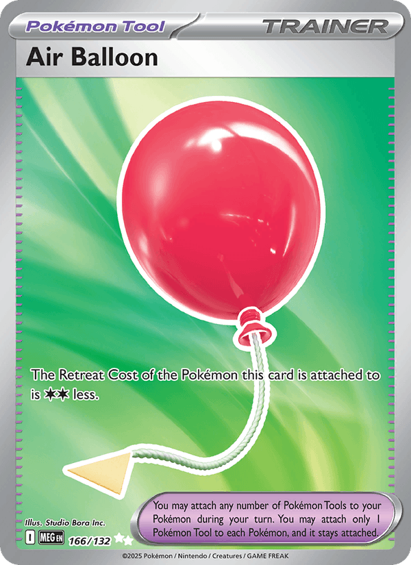 Air Balloon 166/132 Mega Evolution English Pokémon card