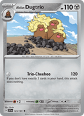 Alolan Dugtrio 123/191 Surging Sparks English Pokémon card