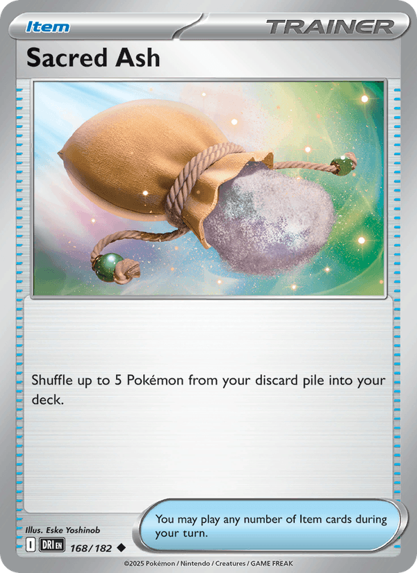 Sacred Ash 168/182 Destined Rivals English Pokémon card