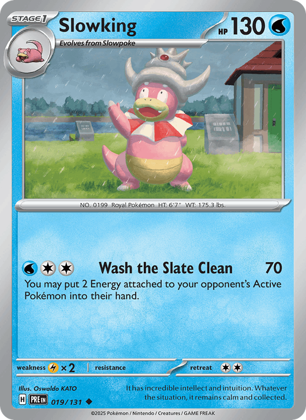 Slowking 19/131 Prismatic Evolutions English Pokémon card