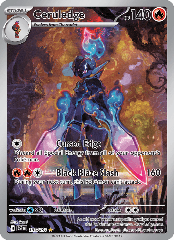 Ceruledge 197/191 Surging Sparks English Pokémon card