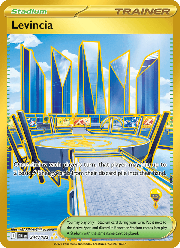 Levincia 244/182 Destined Rivals English Pokémon card