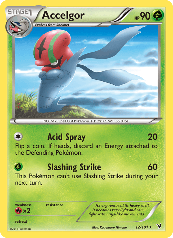 Accelgor 12/101 Noble Victories English Pokémon card