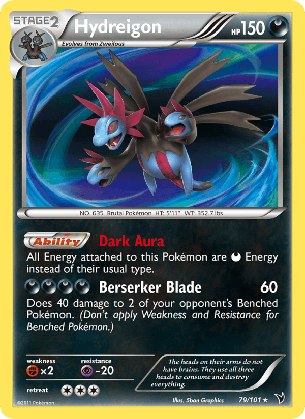 Hydreigon 79/101 Noble Victories English Pokémon card