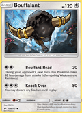 Bouffalant 108/147 Burning Shadows English Pokémon card