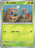 Bramblin 20/162 Temporal Forces English Pokémon card
