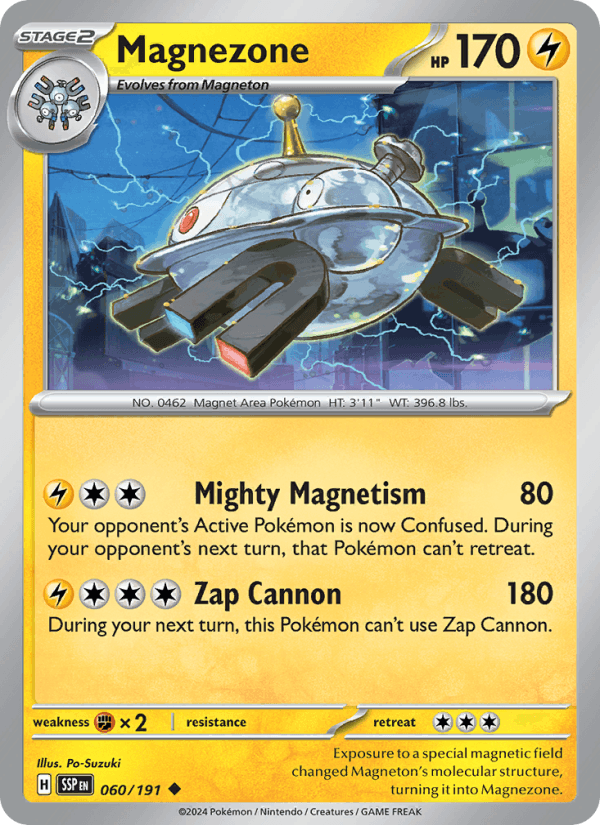 Magnezone 60/191 Surging Sparks English Pokémon card