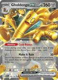 Gholdengo ex 139/182 Paradox Rift English Pokémon card