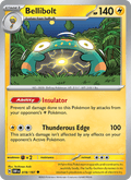 Bellibolt 78/197 Obsidian Flames English Pokémon card