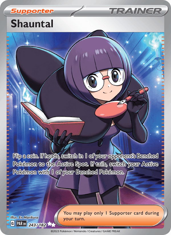 Shauntal 243/182 Paradox Rift English Pokémon card