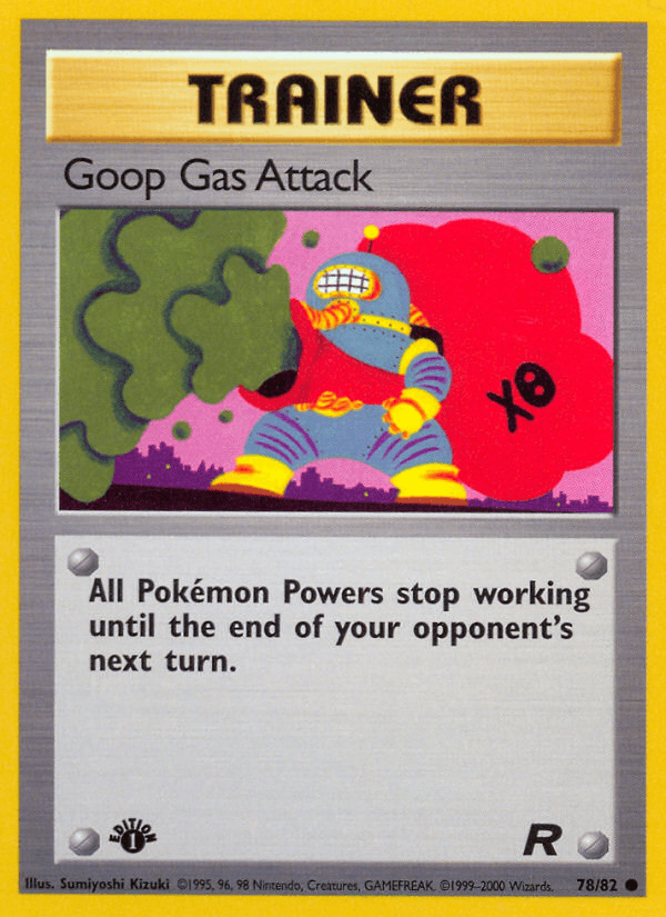 Goop Gas Attack 78/82 Team Rocket English Pokémon card
