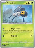 Nymble 19/193 Paldea Evolved English Pokémon card
