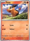 Tepig 11/86 White Flare English Pokémon card