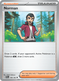Norman 168/182 Paradox Rift English Pokémon card