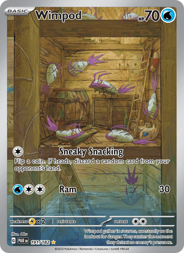 Wimpod 191/182 Paradox Rift English Pokémon card