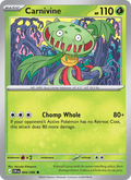 Carnivine 4/86 Chaos Rising English Pokémon card