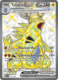 Tyranitar ex 211/197 Obsidian Flames English Pokémon card