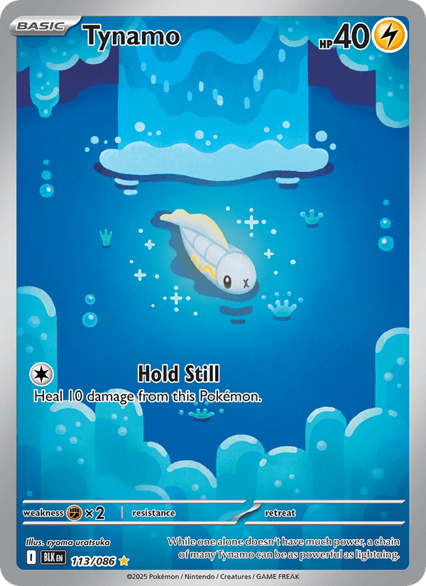Tynamo 113/86 Black Bolt English Pokémon card