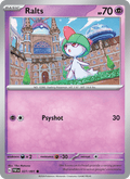 Ralts 27/91 Paldean Fates English Pokémon card